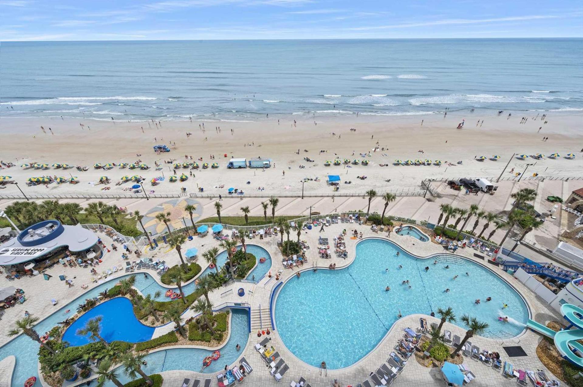 Luxury 9Th Floor 1 Bedroom Condo Direct Oceanfront Daytona Beach | 908 외부 사진